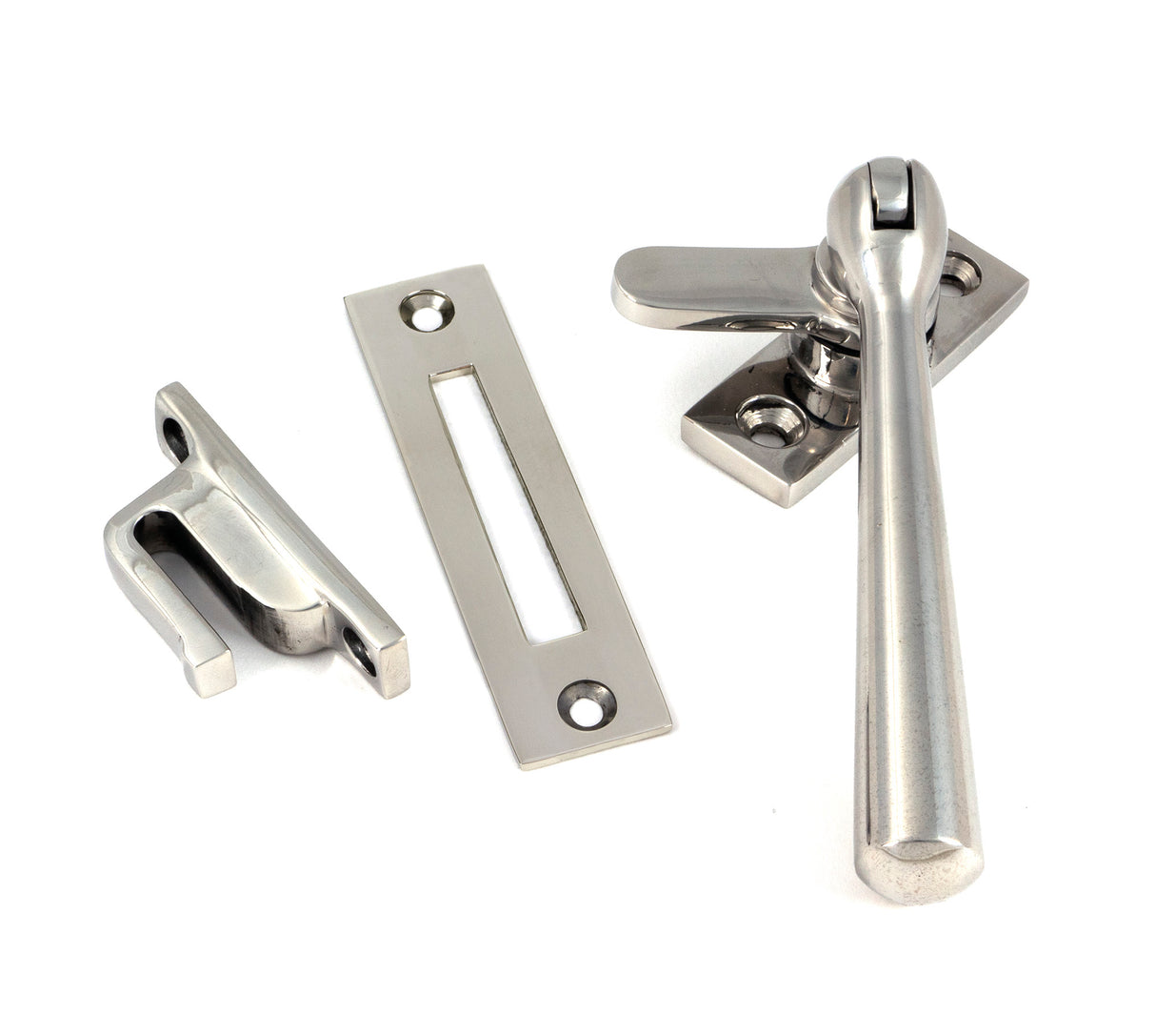 From The Anvil - Polished Marine SS (316) Locking Newbury Fastener | Sku. 52066 | Trade Door Handles.