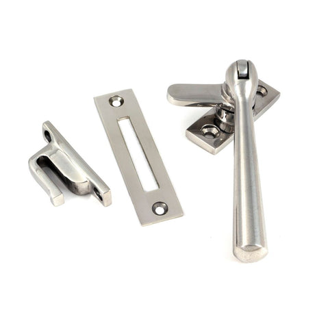From The Anvil - Polished Marine SS (316) Locking Newbury Fastener | Sku. 52066 | Trade Door Handles.