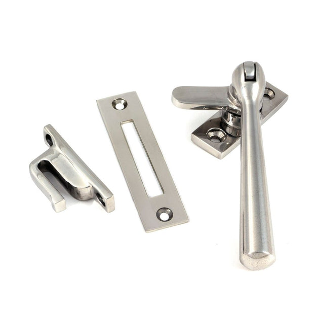 From The Anvil - Polished Marine SS (316) Locking Newbury Fastener | Sku. 52066 | Trade Door Handles.