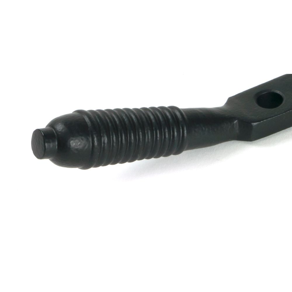From The Anvil - Matt Black 8" Reeded Stay | Sku. 52068 | Trade Door Handles.