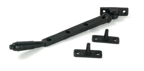 From The Anvil - Matt Black 8" Reeded Stay | Sku. 52068 | Trade Door Handles.