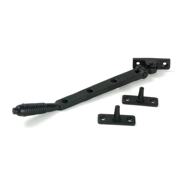From The Anvil - Matt Black 8" Reeded Stay | Sku. 52068 | Trade Door Handles.