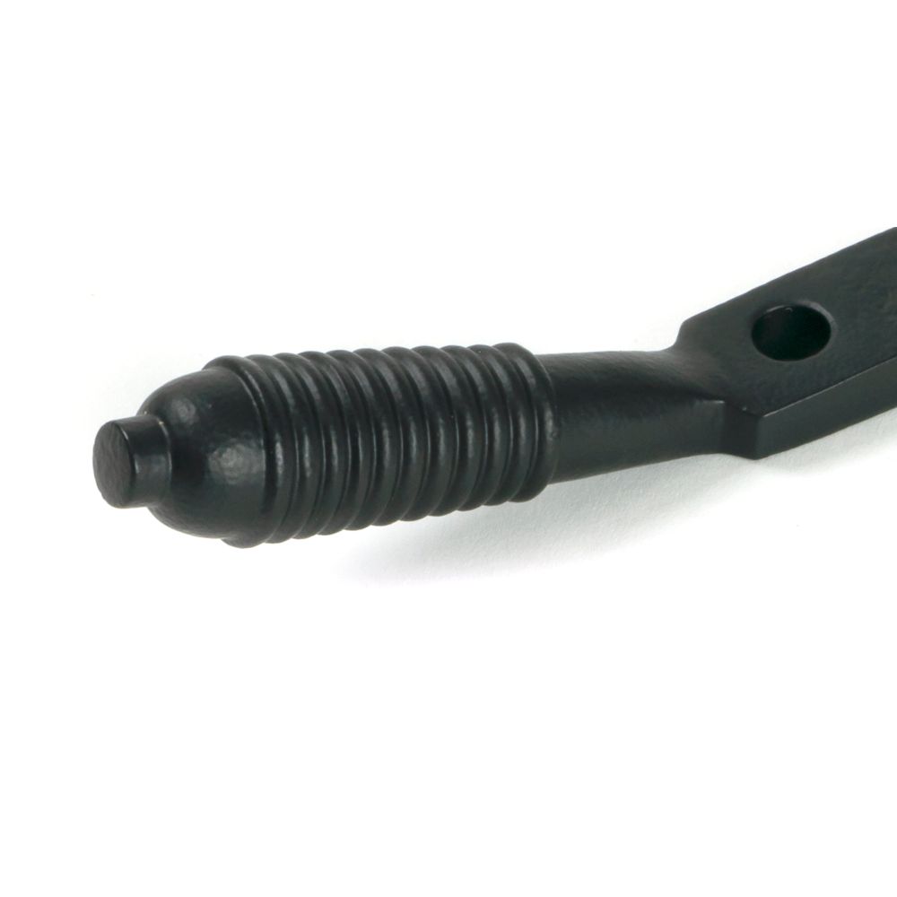 From The Anvil - Matt Black 10" Reeded Stay | Sku. 52072 | Trade Door Handles.