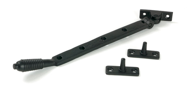 From The Anvil - Matt Black 10" Reeded Stay | Sku. 52072 | Trade Door Handles.
