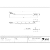 From The Anvil - Polished Marine SS (316) 10" Reeded Stay | Sku. 52074 | Trade Door Handles.