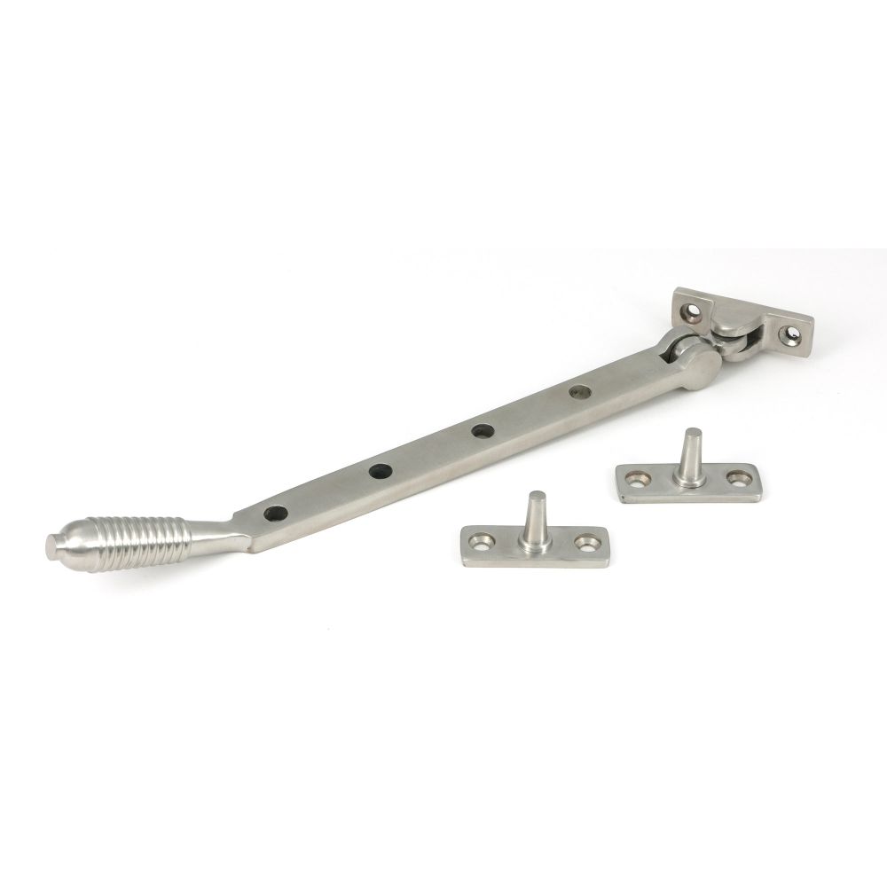 From The Anvil - Satin Marine SS (316) 10" Reeded Stay | Sku. 52075 | Trade Door Handles.