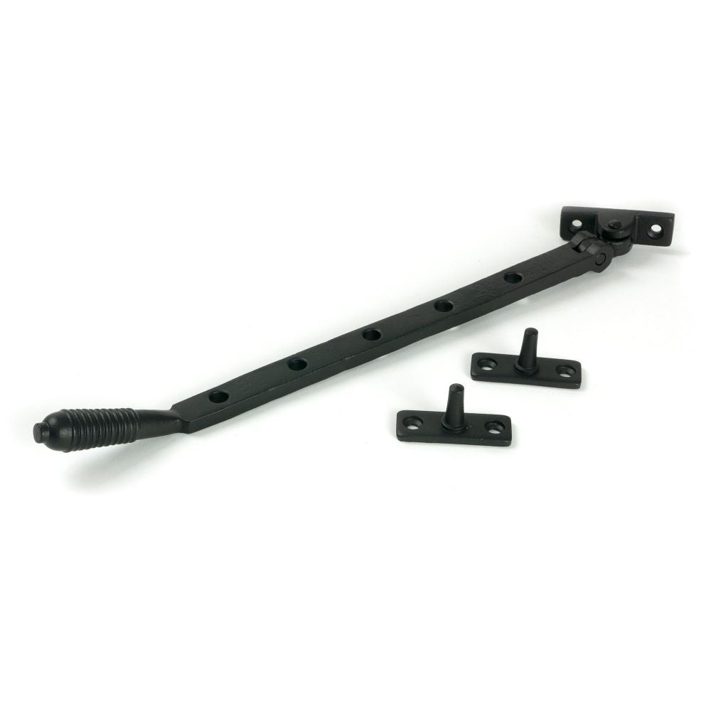 From The Anvil - Matt Black 12" Reeded Stay | Sku. 52076 | Trade Door Handles.