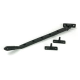 From The Anvil - Matt Black 12" Reeded Stay | Sku. 52076 | Trade Door Handles.