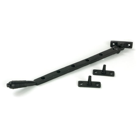 From The Anvil - Matt Black 12" Reeded Stay | Sku. 52076 | Trade Door Handles.