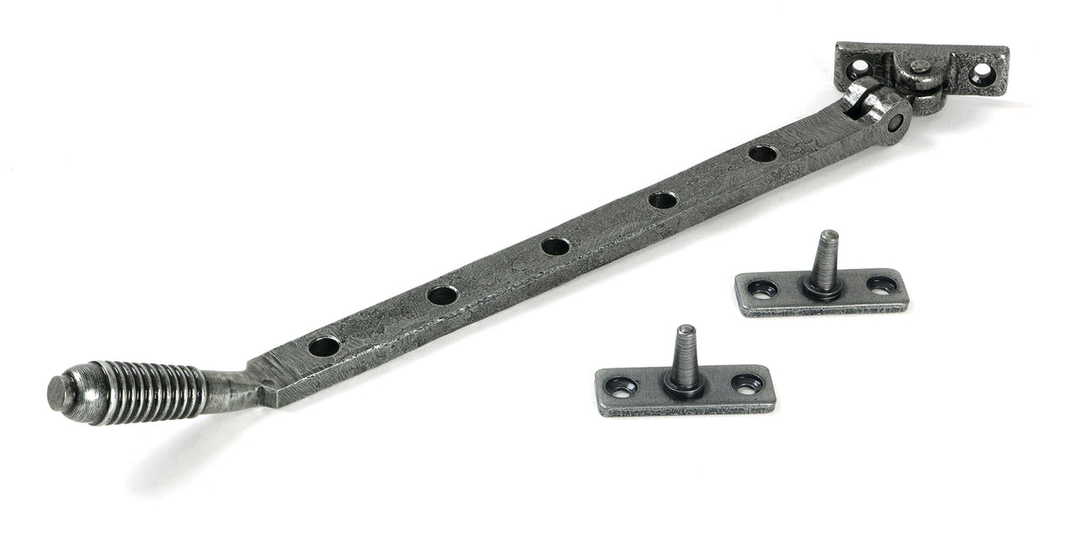 From The Anvil - Pewter 12" Reeded Stay | Sku. 52077 | Trade Door Handles.