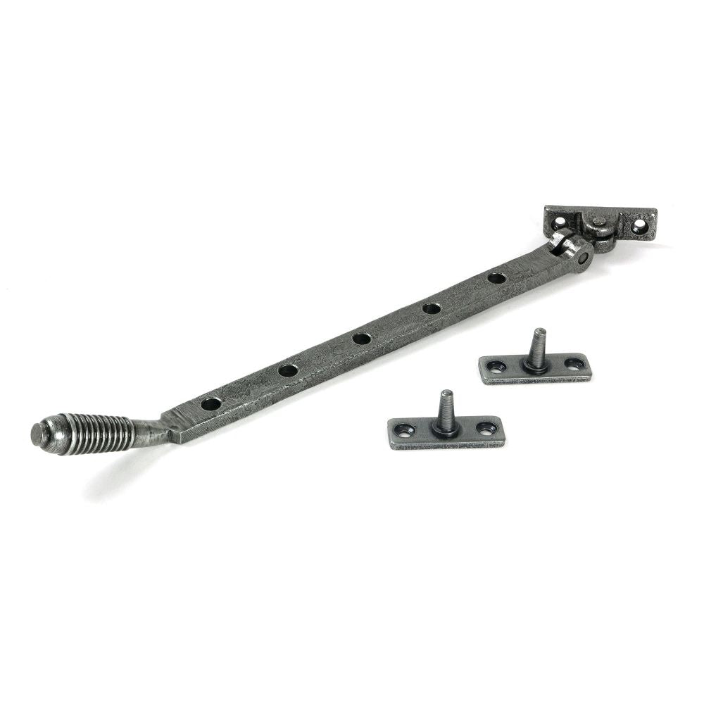 From The Anvil - Pewter 12" Reeded Stay | Sku. 52077 | Trade Door Handles.