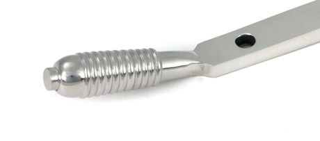 From The Anvil - Polished Marine SS (316) 12" Reeded Stay | Sku. 52078 | Trade Door Handles.