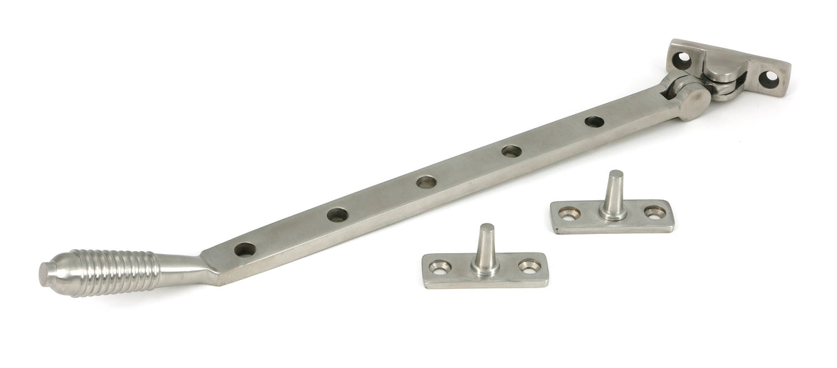 From The Anvil - Satin Marine SS (316) 12" Reeded Stay | Sku. 52079 | Trade Door Handles.