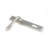 From The Anvil - Polished Marine SS (316) Reeded Slimline Lever Espag. Lock Set | Sku. 52082 | Trade Door Handles.