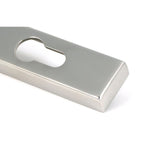 From The Anvil - Polished Marine SS (316) Reeded Slimline Lever Espag. Lock Set | Sku. 52082 | Trade Door Handles.