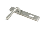 From The Anvil - Satin Marine SS (316) Reeded Slimline Lever Espag. Lock Set