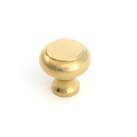From The Anvil - Polished Brass Regency Cabinet Knob - Small | Sku. 52085 | Trade Door Handles.