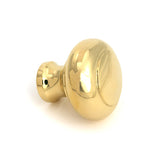 From The Anvil - Polished Brass Regency Cabinet Knob - Large