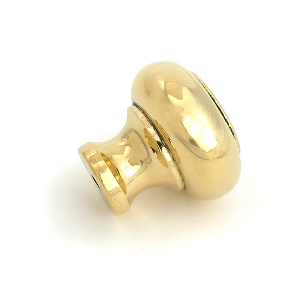 From The Anvil - Polished Brass Regency Cabinet Knob - Large