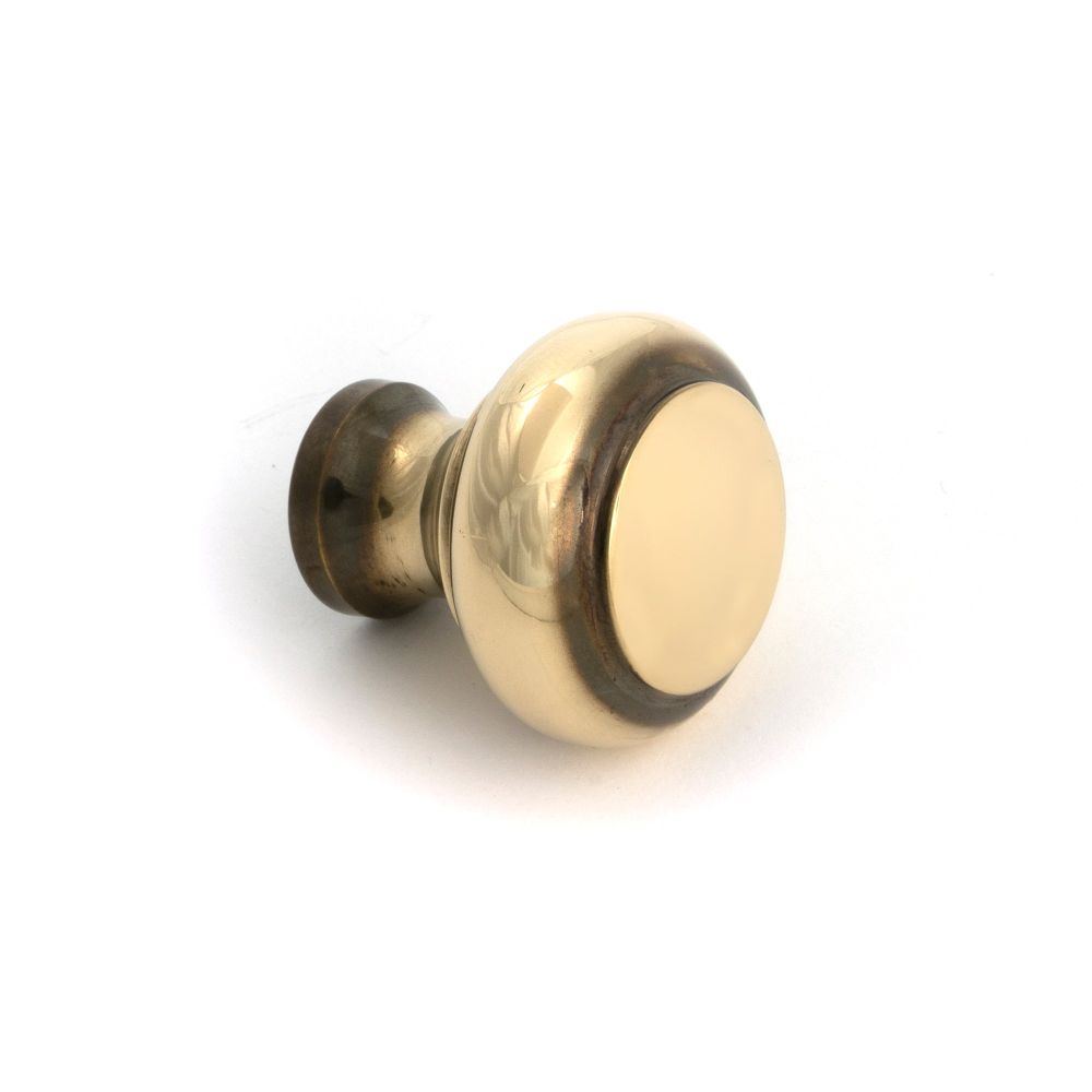 From The Anvil - Aged Brass Regency Cabinet Knob - Small | Sku. 52087 | Trade Door Handles.