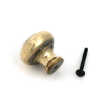 From The Anvil - Aged Brass Regency Cabinet Knob - Large | Sku. 52088 | Trade Door Handles.