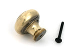 From The Anvil - Aged Brass Regency Cabinet Knob - Large