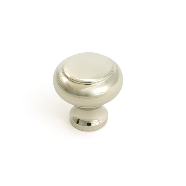 From The Anvil - Polished Nickel Regency Cabinet Knob - Small | Sku. 52089 | Trade Door Handles.