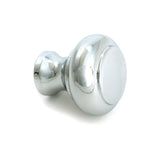 From The Anvil - Polished Chrome Regency Cabinet Knob - Small | Sku. 52091 | Trade Door Handles.