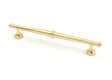 This is an image of From The Anvil - Polished Brass Regency Pull Handle - Medium available to order from Trade Door Handles in Kendal.