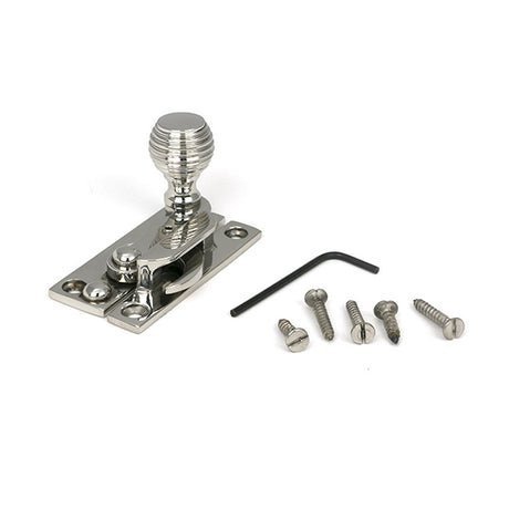 High quality images of the From The Anvil - Polished Marine SS (316) Beehive Sash Hook Fastener | Sku. Anvil-52109 | available to order from Trade Door Handles, quick delivery at discounted prices.