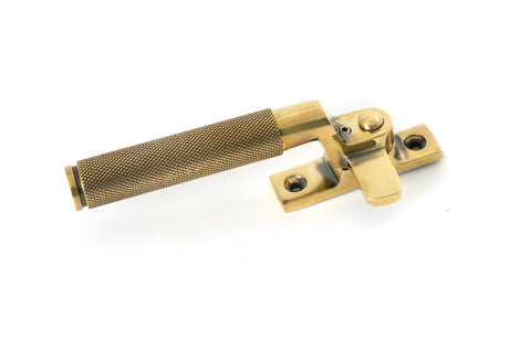 From The Anvil - Aged Brass Locking Brompton Fastener LH | Sku. 52115 | Trade Door Handles.
