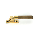 From The Anvil - Aged Brass Locking Brompton Fastener LH | Sku. 52115 | Trade Door Handles.