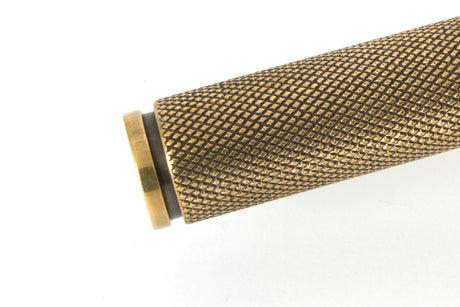 From The Anvil - Aged Brass Locking Brompton Fastener LH | Sku. 52115 | Trade Door Handles.