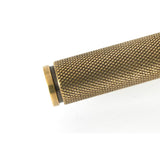 From The Anvil - Aged Brass Locking Brompton Fastener LH | Sku. 52115 | Trade Door Handles.
