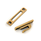 From The Anvil - Aged Brass Locking Brompton Fastener LH | Sku. 52115 | Trade Door Handles.