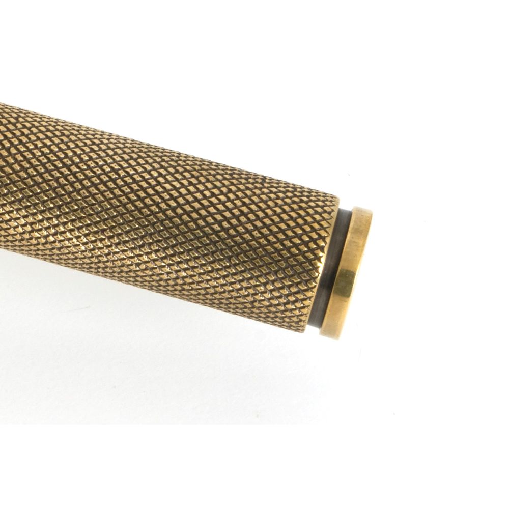 From The Anvil - Aged Brass Locking Brompton Fastener RH | Sku. 52116 | Trade Door Handles.