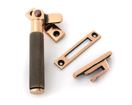 This is an image of From The Anvil - Polished Bronze Locking Brompton Fastener â€“ LH available to order from Trade Door Handles in Kendal.