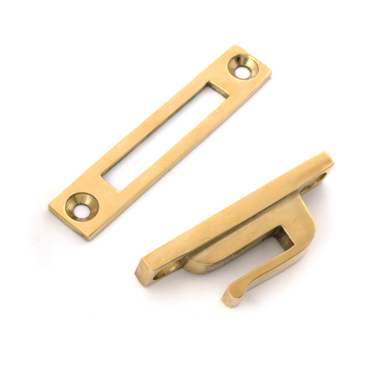 From The Anvil - Polished Brass Locking Brompton Fastener LH | Sku. 52125 | Trade Door Handles.