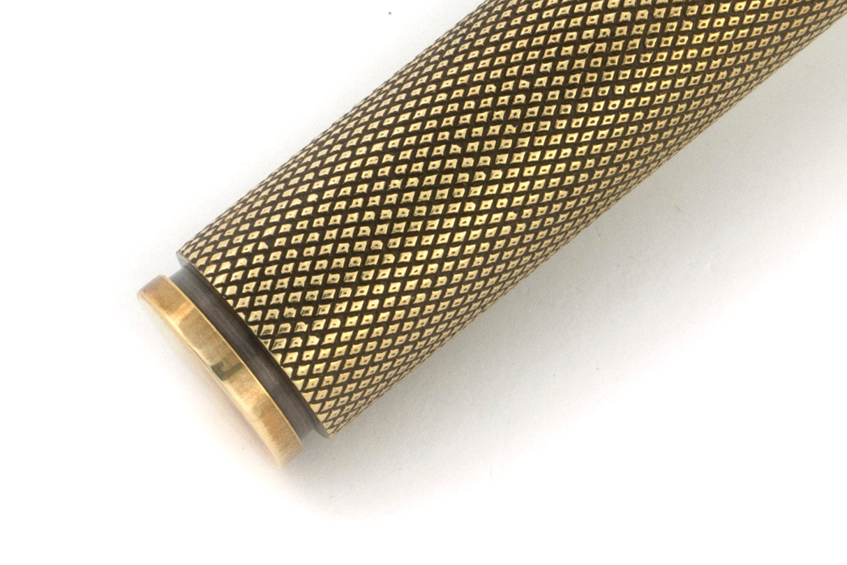 From The Anvil - Aged Brass Night-Vent Locking Brompton Fastener | Sku. 52127 | Trade Door Handles.