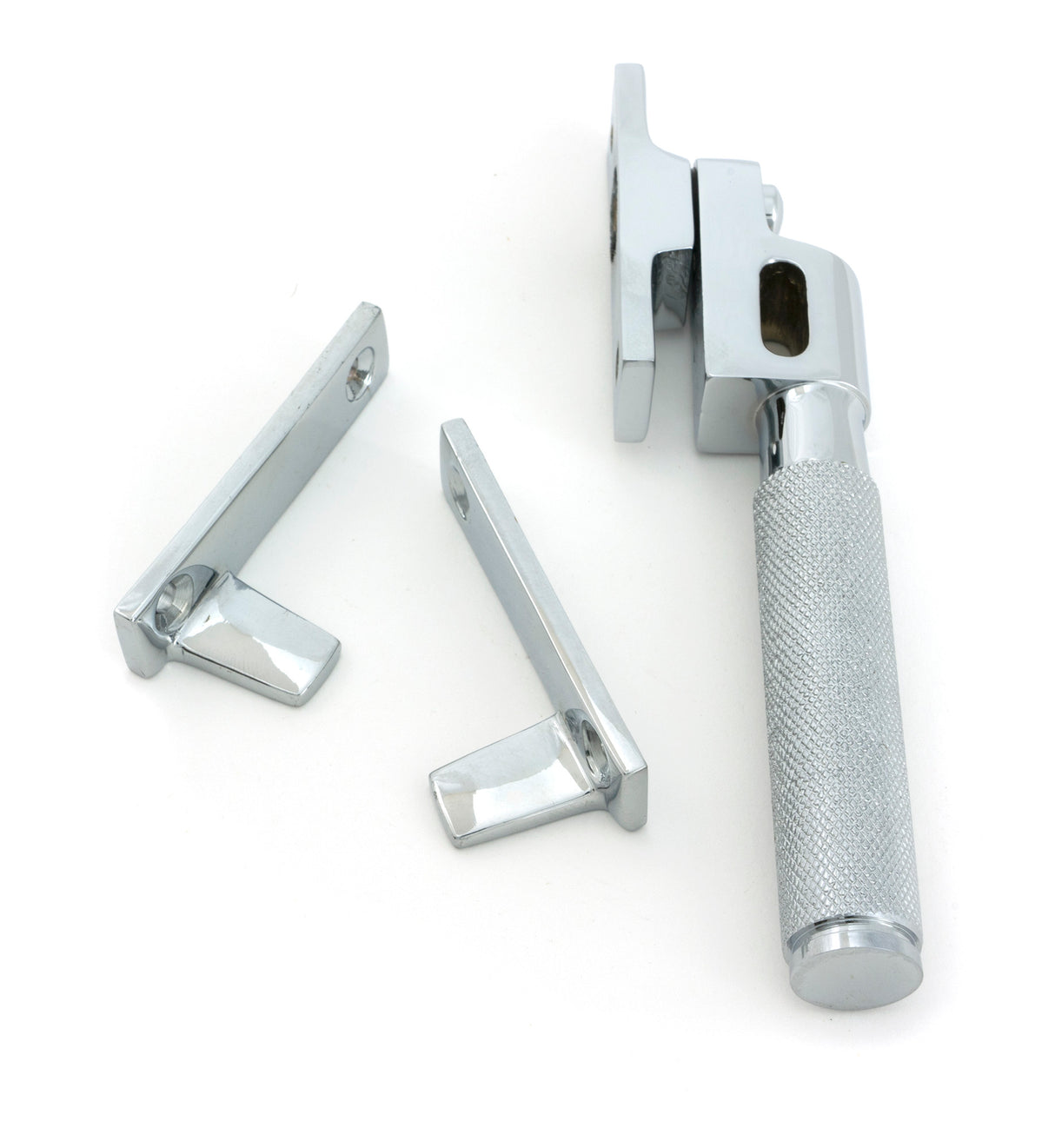 From The Anvil - Polished Chrome Night-Vent Locking Brompton Fastener | Sku. 52128 | Trade Door Handles.