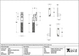 From The Anvil - Polished Nickel Night-Vent Locking Brompton Fastener