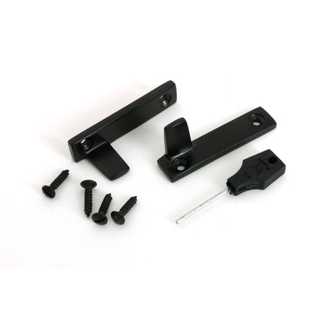 From The Anvil - Aged Bronze Night-Vent Locking Brompton Fastener | Sku. 52130 | Trade Door Handles.