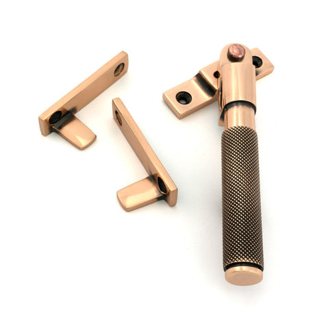 From The Anvil - Polished Bronze Night-Vent Locking Brompton Fastener | Sku. 52131 | Trade Door Handles.