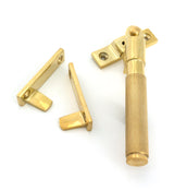 From The Anvil - Polished Brass Night-Vent Locking Brompton Fastener | Sku. 52132 | Trade Door Handles.