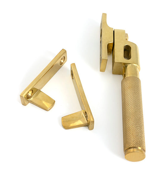 From The Anvil - Polished Brass Night-Vent Locking Brompton Fastener