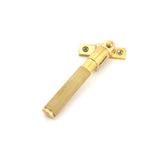 From The Anvil - Polished Brass Night-Vent Locking Brompton Fastener | Sku. 52132 | Trade Door Handles.