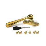 High quality images of the From The Anvil - Polished Brass Locking Newbury Fastener | Sku. Anvil-52151 | available to order from Trade Door Handles, quick delivery at discounted prices.