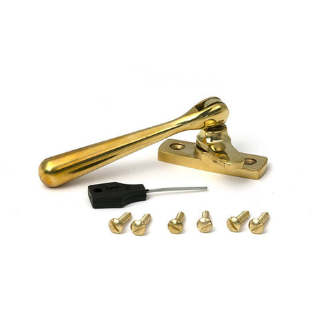 High quality images of the From The Anvil - Polished Brass Locking Newbury Fastener | Sku. Anvil-52151 | available to order from Trade Door Handles, quick delivery at discounted prices.