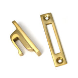High quality images of the From The Anvil - Polished Brass Locking Newbury Fastener | Sku. Anvil-52151 | available to order from Trade Door Handles, quick delivery at discounted prices.