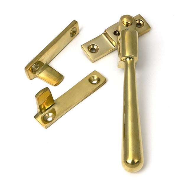 High quality images of the From The Anvil - Polished Brass Night-Vent Locking Newbury Fastener | Sku. Anvil-52152 | available to order from Trade Door Handles, quick delivery at discounted prices.